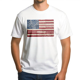 Retro 4th of July Shirt | Vintage Patchwork American Flag Tee | Premium Comfort Colors Cotton | Patriotic Independence Day Gift