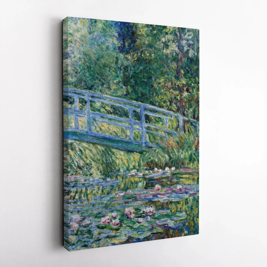 Monet Water Lily Pond Canvas Wall Art | Vintage Impressionist Art Print | Premium Gallery Wrapped Canvas | Collector's Gift for Home Decor