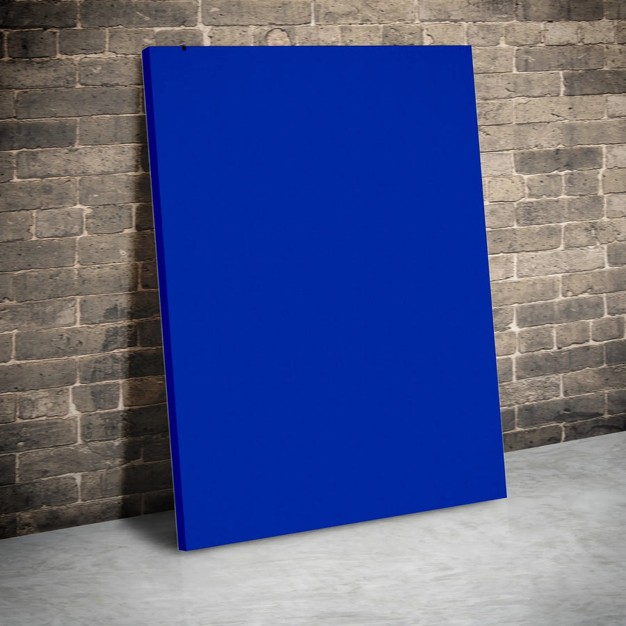 Solid Royal Blue Canvas Print | Minimalist Modern Wall Art | 1.25 Inch Gallery Wrap | Premium Decor For Living Room And Office