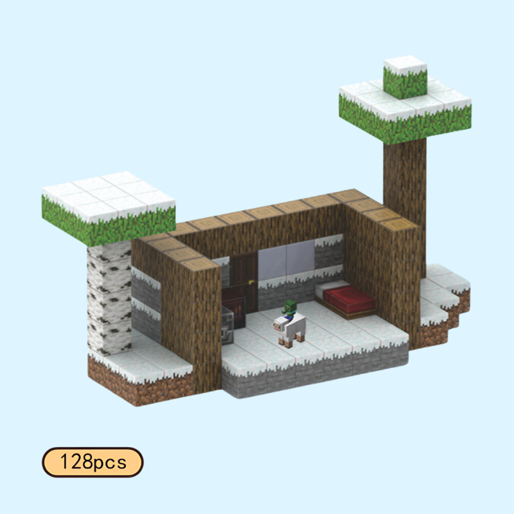 Ziror™ Blocks - Snow Hut (128pcs)