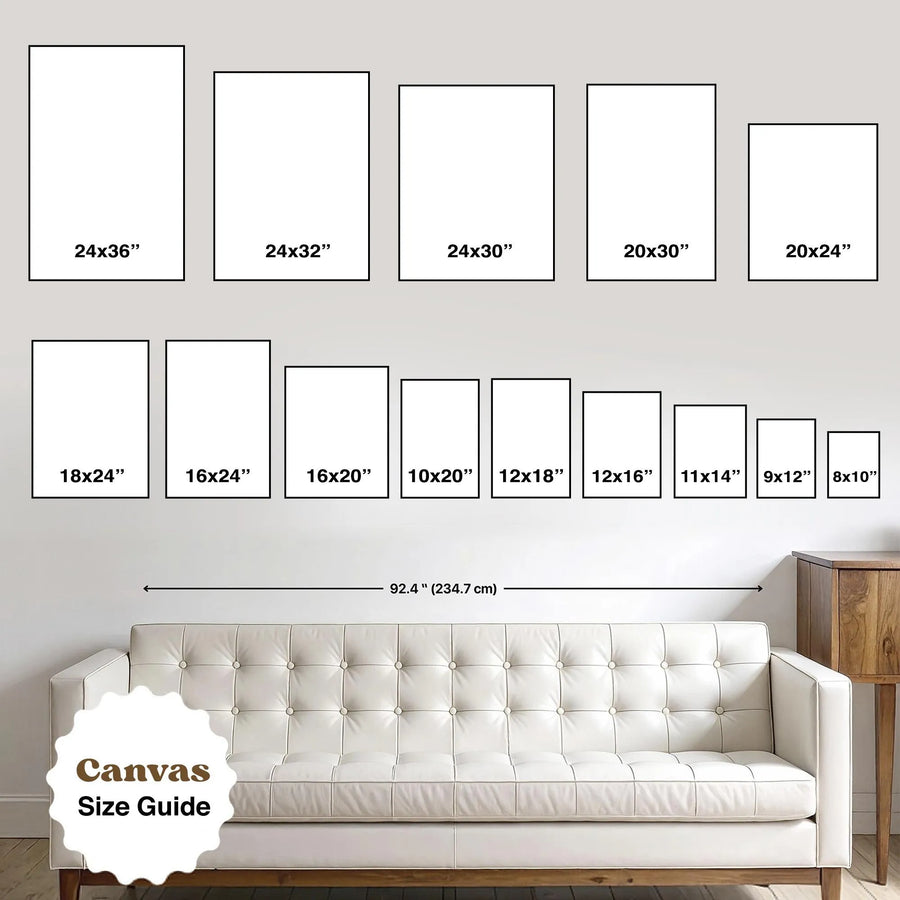 Coastal Seashell Canvas Wall Art | Red White and Blue Nautical Print | Gallery Quality 1.25 Inch Wrap | Beach House Decor Gift