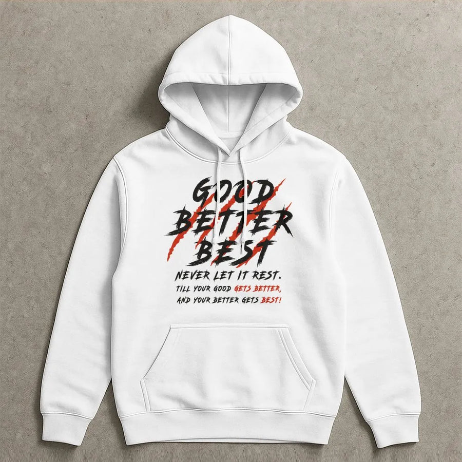 Chicago Football Hoodie, Good Better Best Hoodie, Motivational Bears Hoodie, Windy City Bear Down Hoodie For Mens & Woment