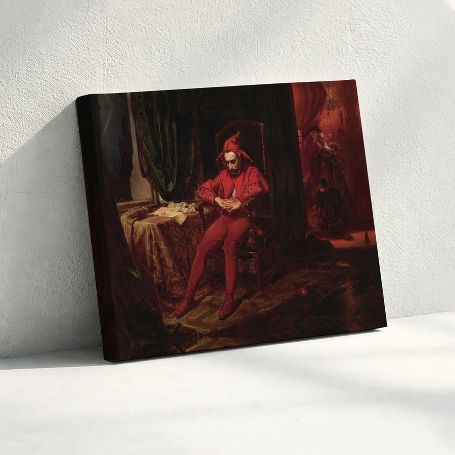 Stańczyk by Jan Matejko Canvas Print | Famous Polish Historical Art | Premium Gallery-Wrapped Wall Decor | Gift for History Lovers & Fine Art Collectors