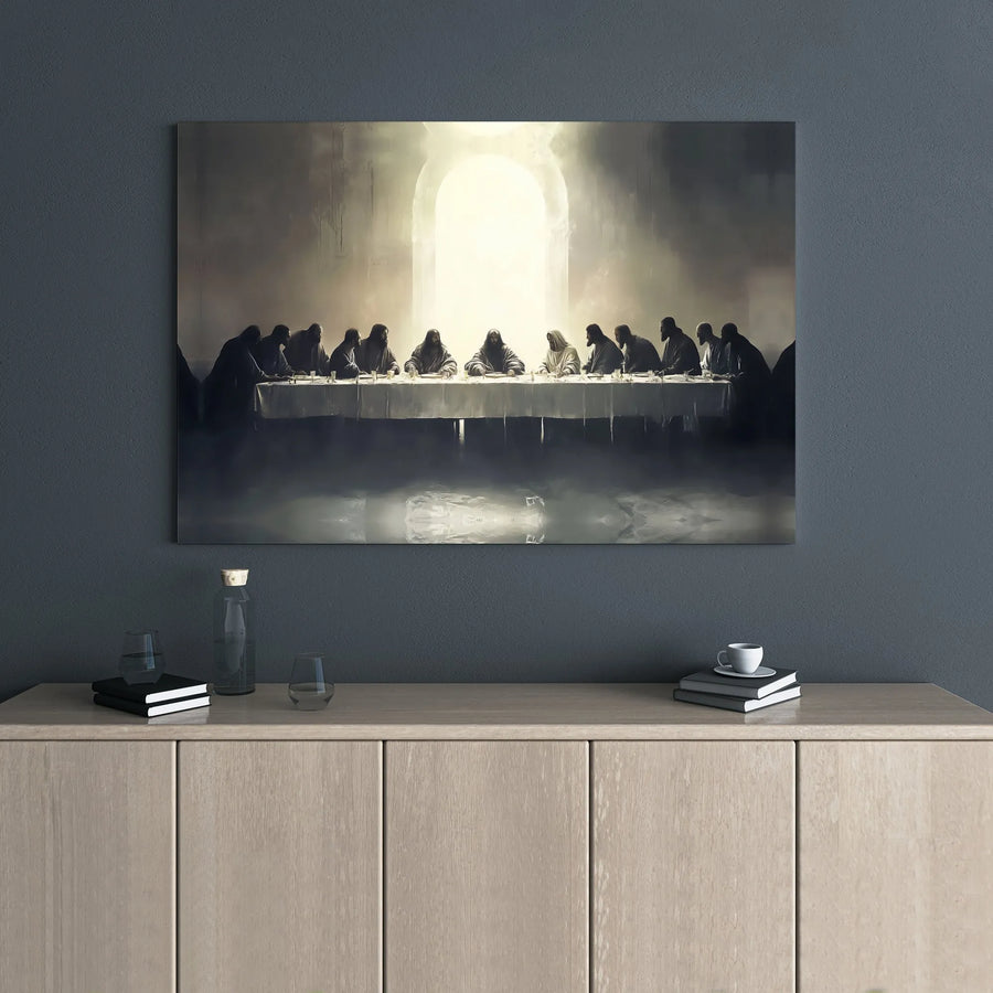 Last Supper Wall Art | Modern Religious Canvas Print | Premium Gallery Wrap Decor | Inspirational Christian Home Gift