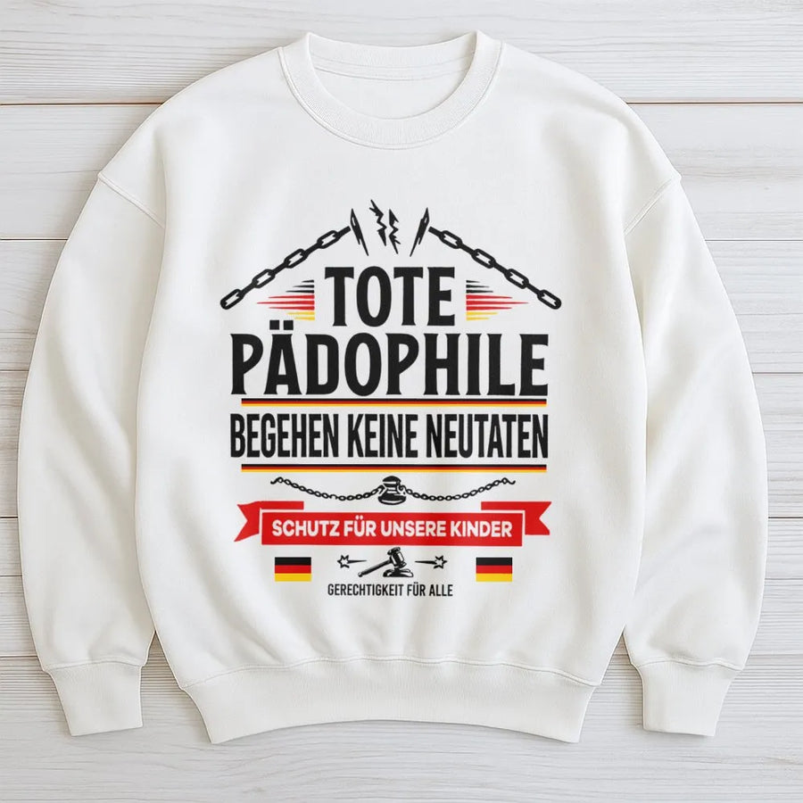 Statement Spruch Sweatshirt | Schutz für Unsere Kinder Design | Premium Unisex Pullover | Politisches Geschenk für Männer und Frauen