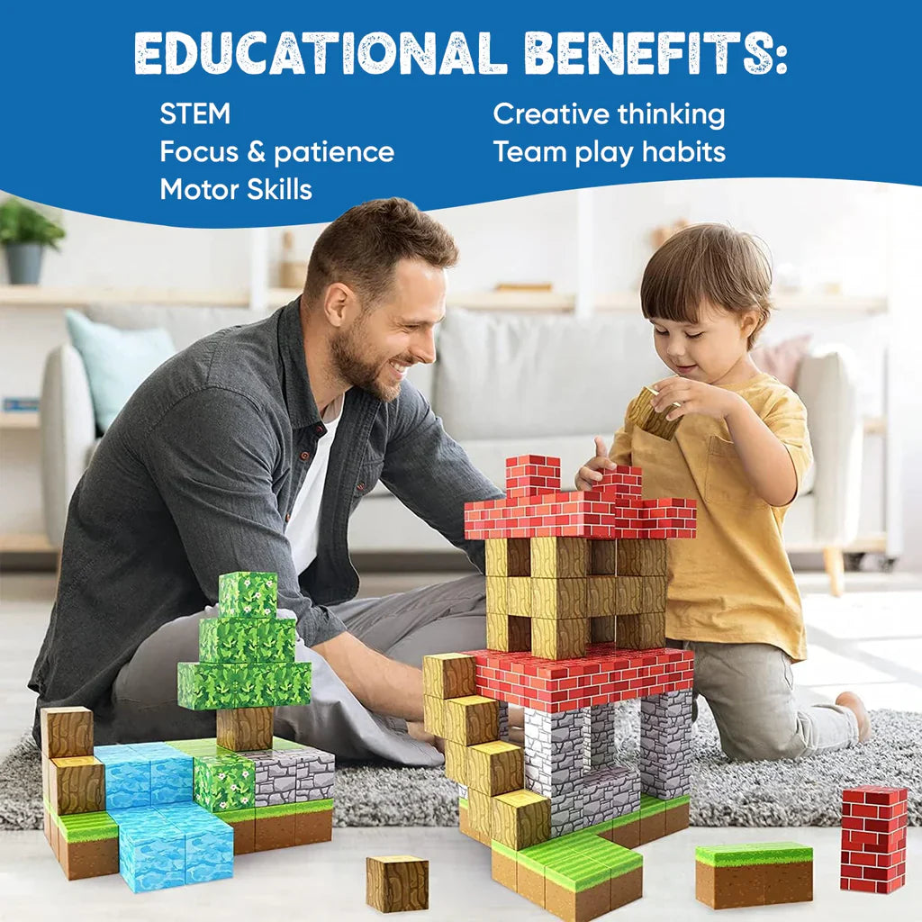 Ziror™ STEM Learning Magnetic Building Blocks