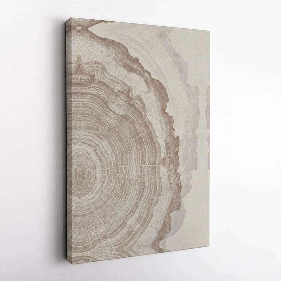 Tree Ring Canvas Print | Abstract Wood Grain Art | Premium Gallery Wrap Canvas | Modern Rustic Home Decor Gift
