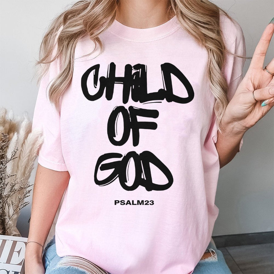 Child Of God T-Shirt | Minimalist Christian Graphic Print | Premium 100% Cotton | Inspirational Faith Gift for Men and Women