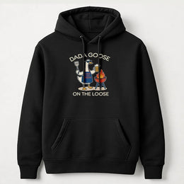 Dada Goose Hoodie | Funny BBQ Grilling Goose Graphic Crewneck | Soft Cotton Blend | Father's Day Gift for Dad & Grandpa