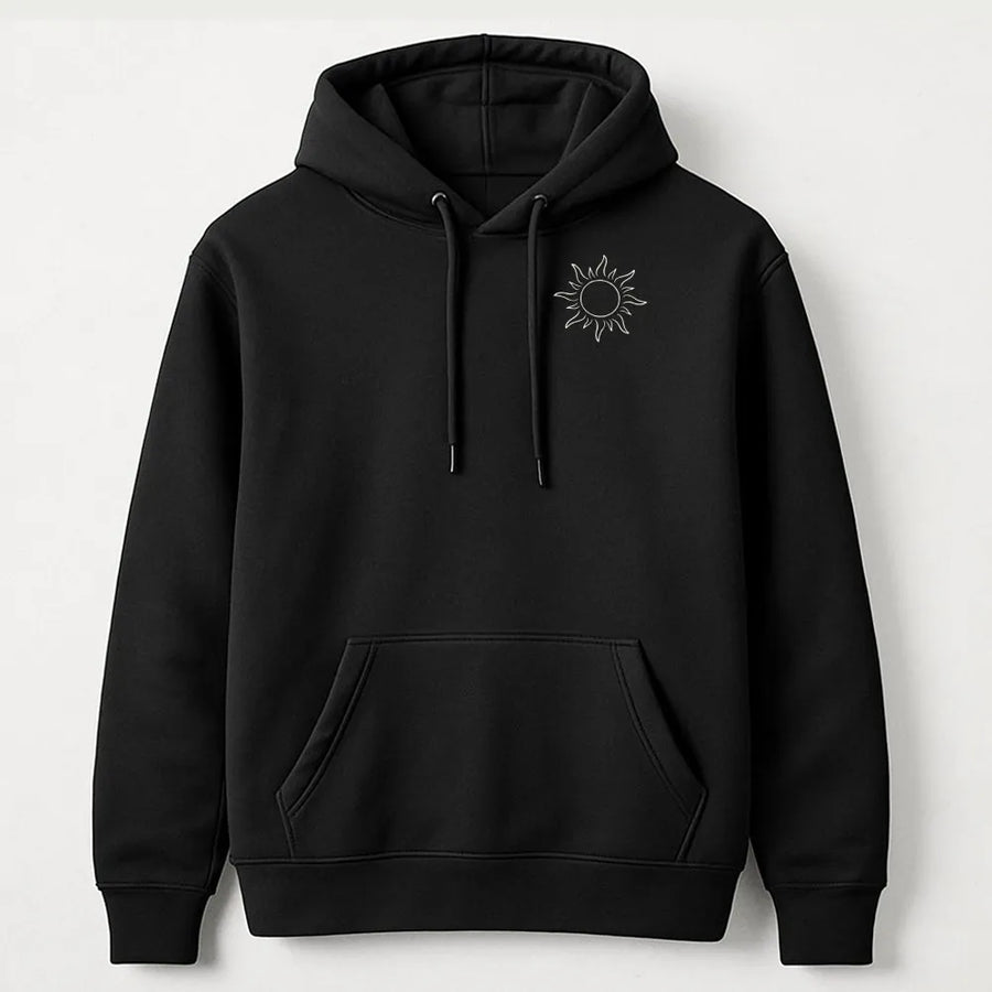 Boho Sun Graphic Hoodie | Minimalist Aesthetic Pocket Tee | Premium Comfort Colors Cotton | Vintage Summer Outfit Gift for Her