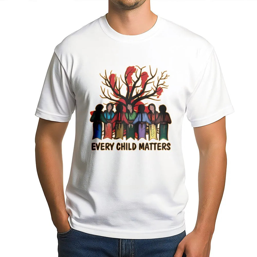 Every Child Matters T-Shirt | Indigenous Awareness Day Graphic | 100% Premium Cotton Tee | Unisex Support Shirt for Truth and Reconciliation Day
