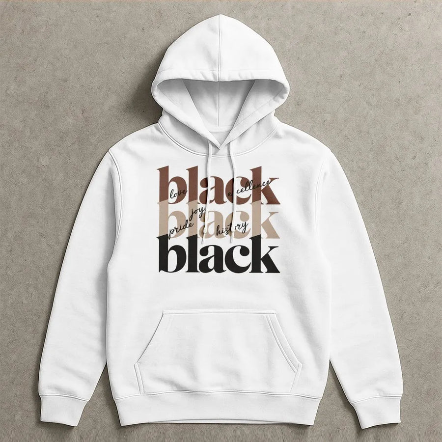 Black History Month Hoodie | Empowering African American Pride Graphic | Premium Cotton Blend | Meaningful Gift For Cultural Awareness