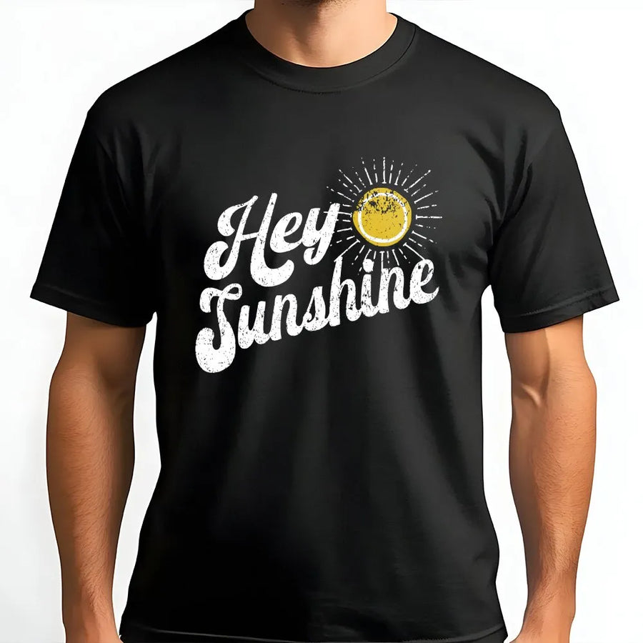 Retro Be Kind T-Shirt | Hey Sunshine 70s Style Graphic | Premium Comfort Colors® Tee | Oversized Boho Positivity Gift for Her