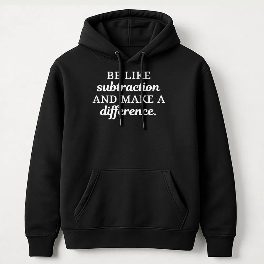 Math Teacher Hoodie | Funny Subtraction Quote Sweatshirt | Premium Cotton Blend | Mathematics Teacher Appreciation Gift