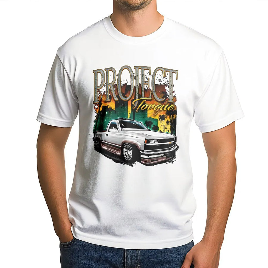 Classic Truck Graphic T-Shirt | Vintage Muscle Car Automotive Design | 100% Cotton Premium Apparel | Gift for Car Enthusiast