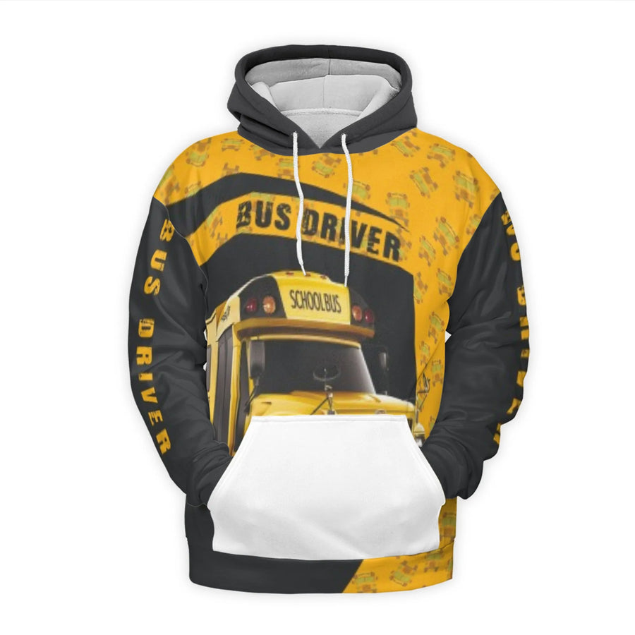 School Bus Driver Hoodie | Precious Cargo Graphic Print | Premium Polyester Fleece | Gift For Driver Appreciation