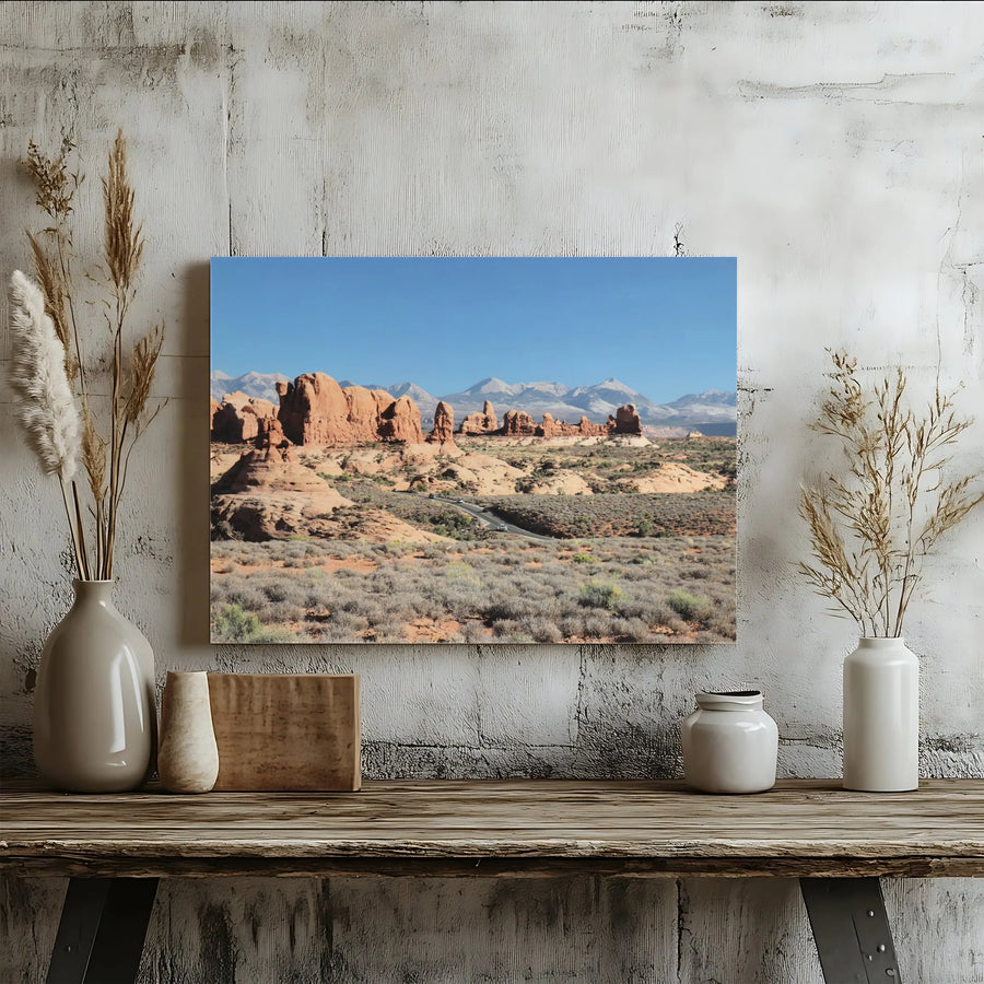 Arches National Park Canvas | Utah Desert Landscape Photo Print | Premium Gallery Wrapped Wall Art | Gift for Nature Lover