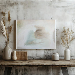 Abstract Canvas Wall Art | Minimalist Brushstroke Artwork | Premium Gallery Wrapped Canvas | Modern Home Decor Gift for Living Room