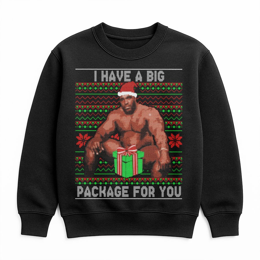 Ugly Christmas Sweatshirt | Funny Meme Graphic Print | Cotton Blend Crewneck | Unisex Holiday Gift for Men and Women
