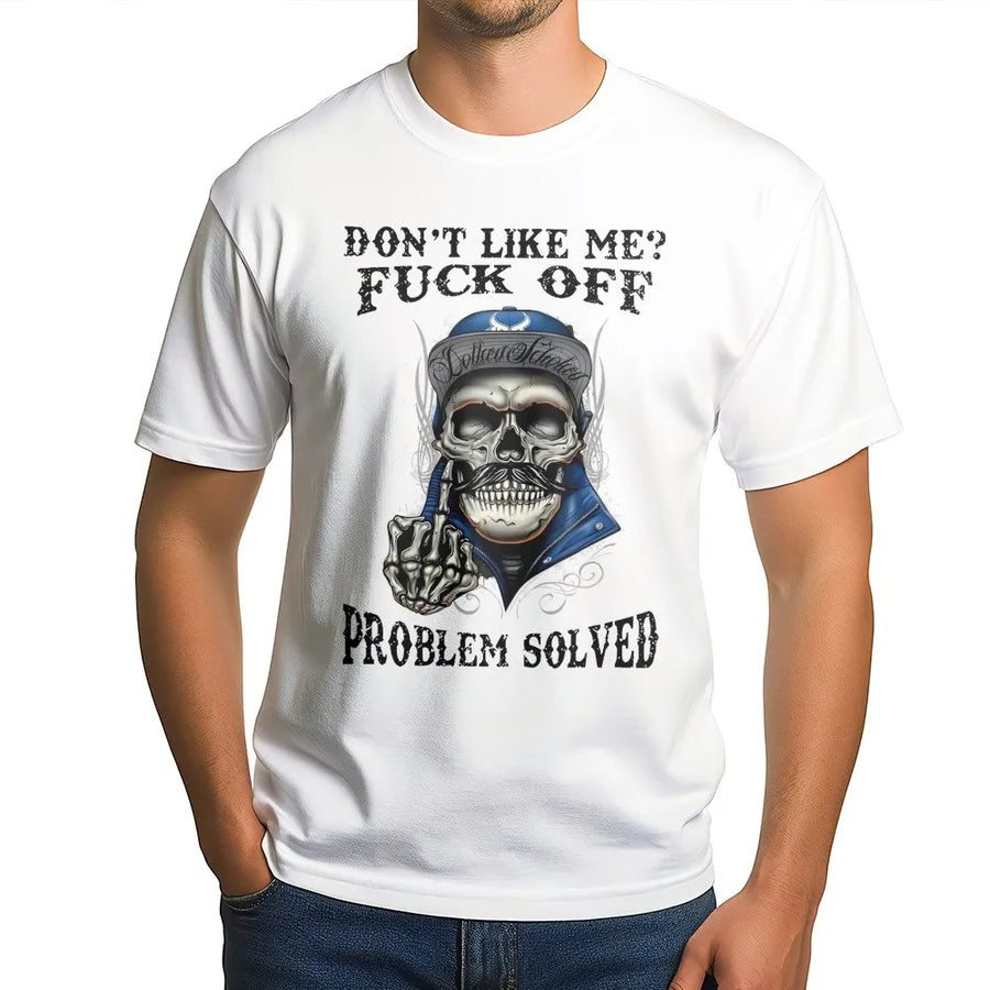 Sarcastic Skeleton T-Shirt | Funny Attitude Graphic Tee | Premium Cotton Casual Wear | Edgy Gift for Men and Women