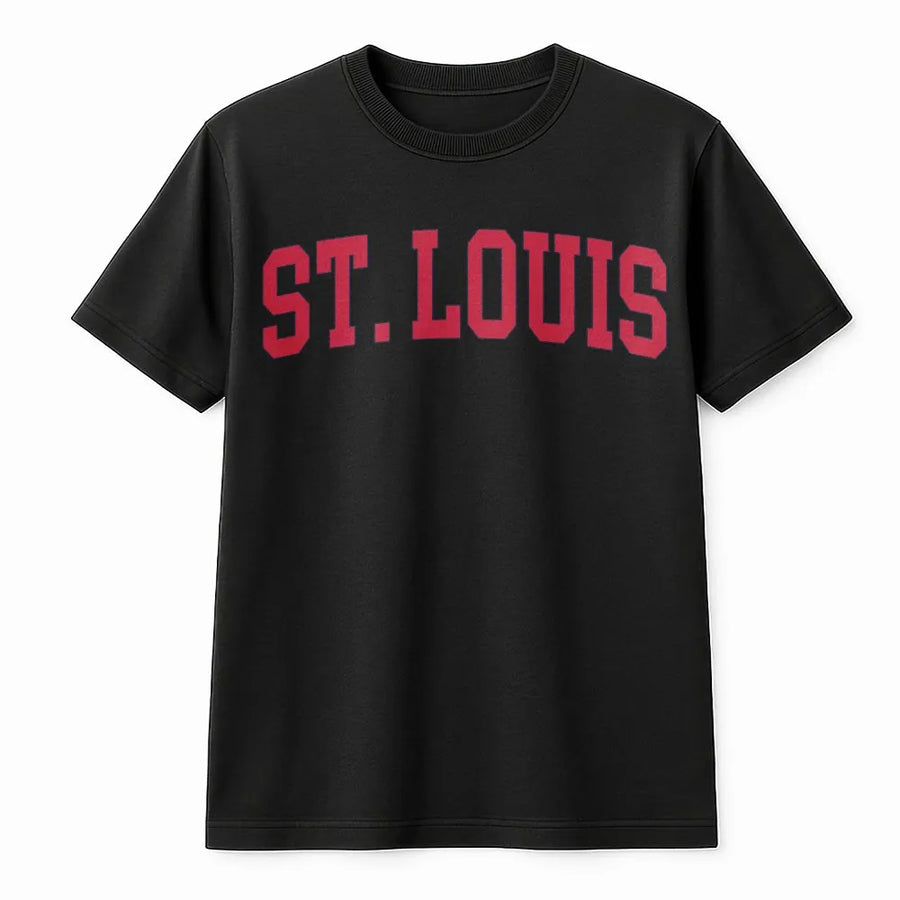 St. Louis T-Shirt | Vintage Varsity College Sweatshirt | Premium Cotton Blend | City Pride Apparel Gift for Men & Women