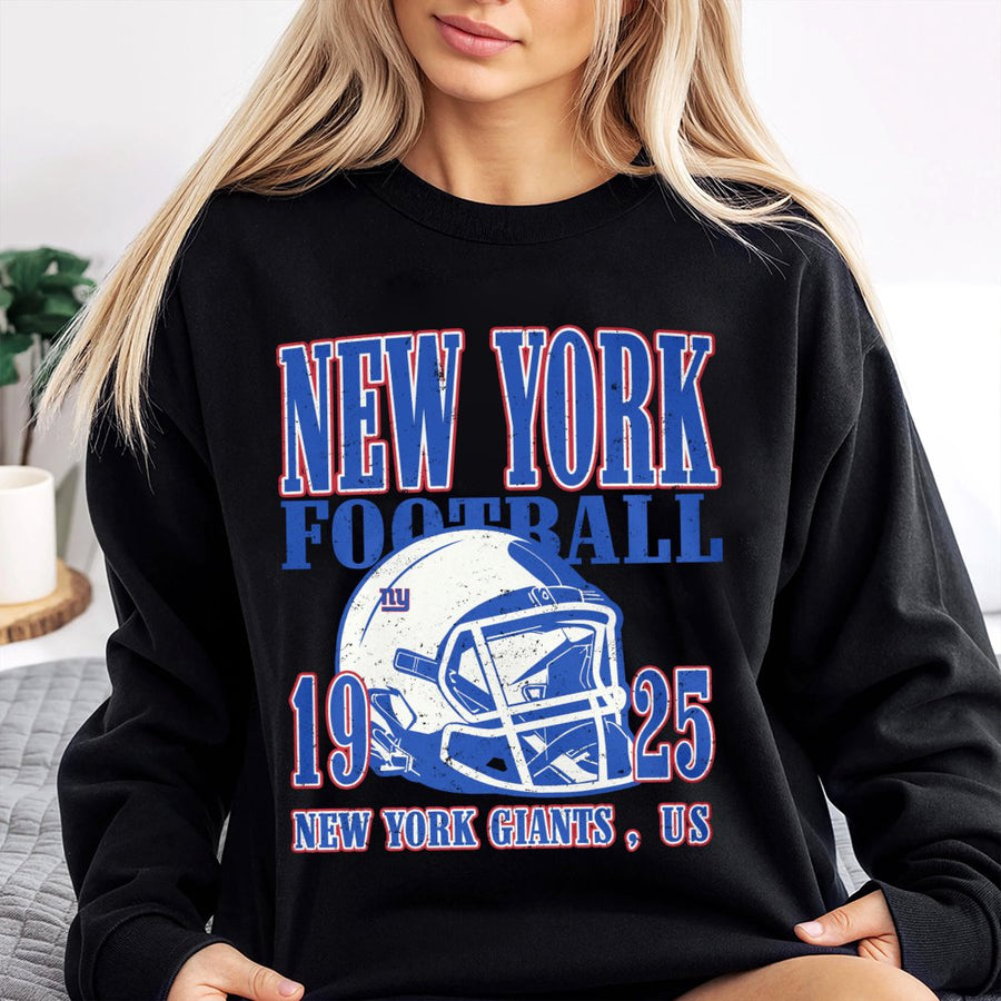 New York Football 1925 New York Giants, Us With Football Helmet Sweatshirt