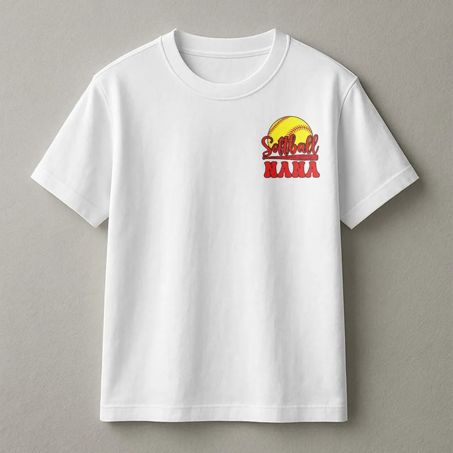 Softball Mama T-Shirt | Retro Graphic Game Day Sweatshirt | Soft Cotton Blend | Proud Sports Mom Gift