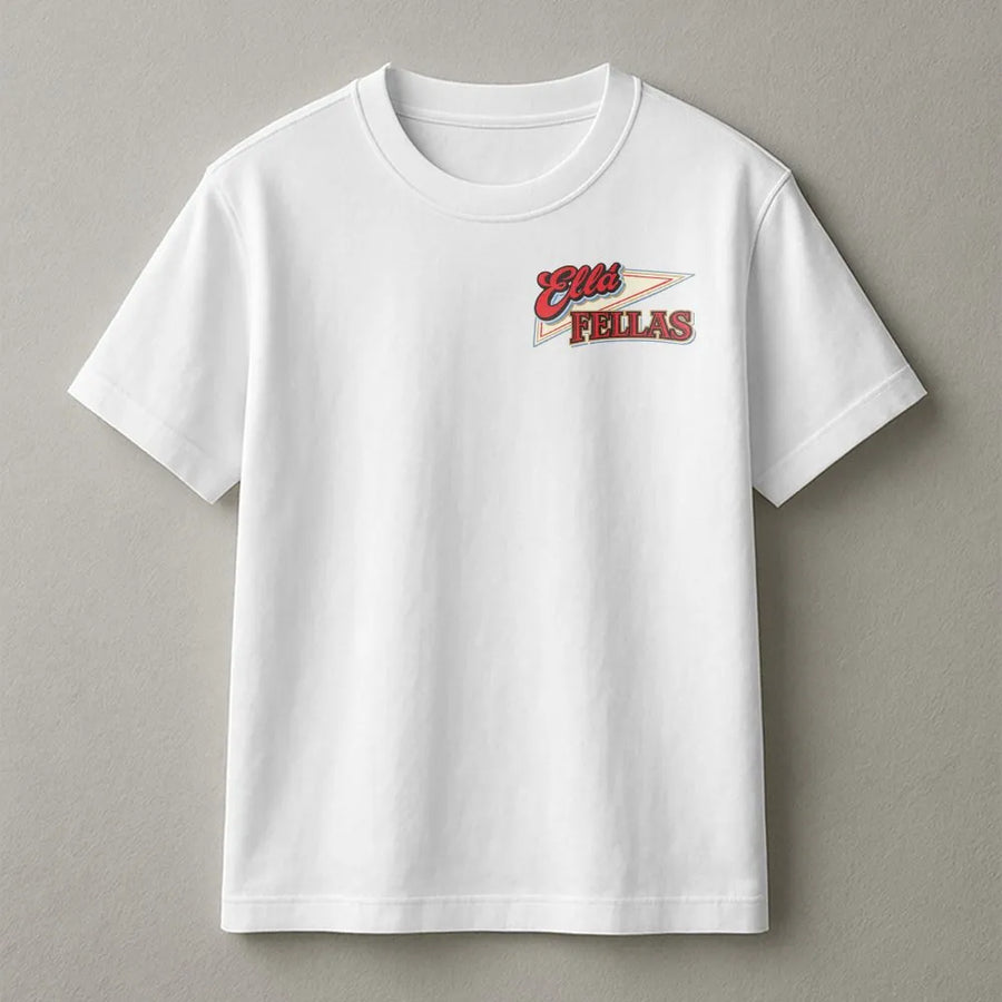 Old Fellas T-Shirt | Minimalist Retro Left Chest Logo | Soft 100% Cotton | Funny Gift for Dad, Grandpa, Older Men
