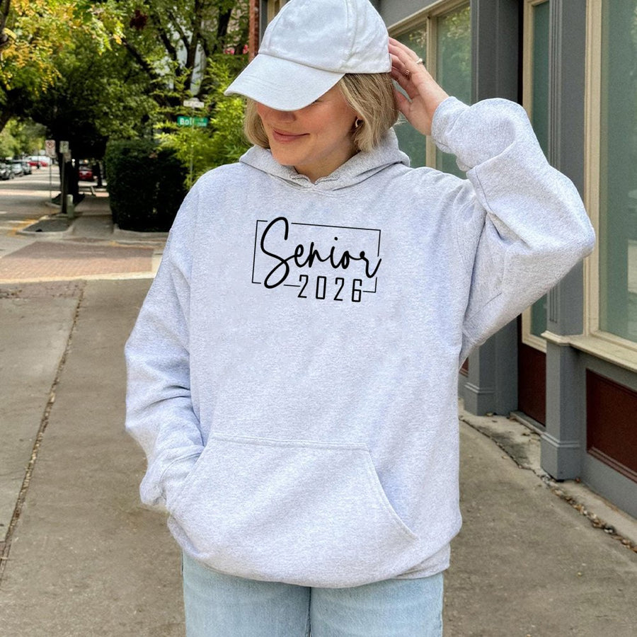 Senior 2026 Hoodie | Minimalist Typography Graduation Sweatshirt | Premium Cotton Blend | Gift for High School or College Graduate
