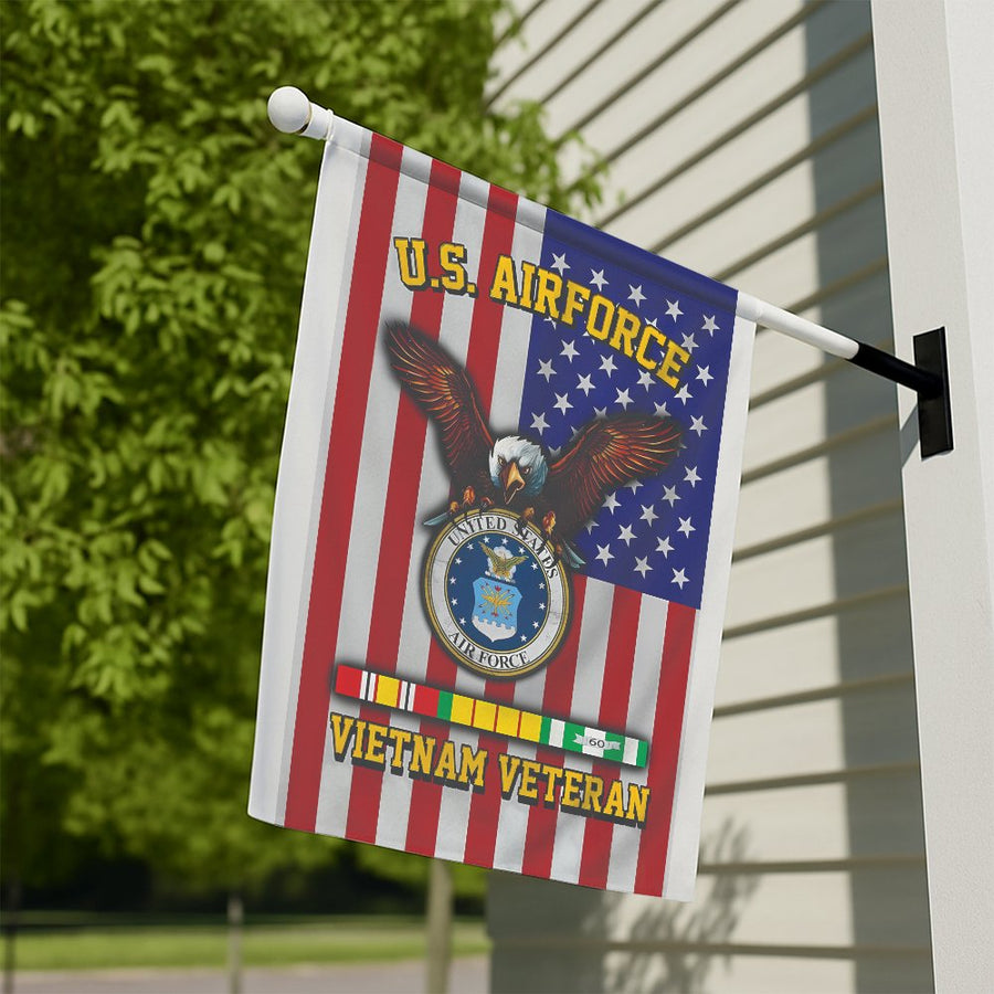 US Air Force Vietnam Veteran Flag | American Eagle Military Pride Decor | Premium Weather-Resistant Polyester | Patriotic Gift for Retired Veterans