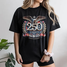 USA 250th Anniversary T-Shirt | 1776-2026 Patriotic Eagle Graphic | 100% Cotton Premium Apparel | Commemorative Gift For Americans