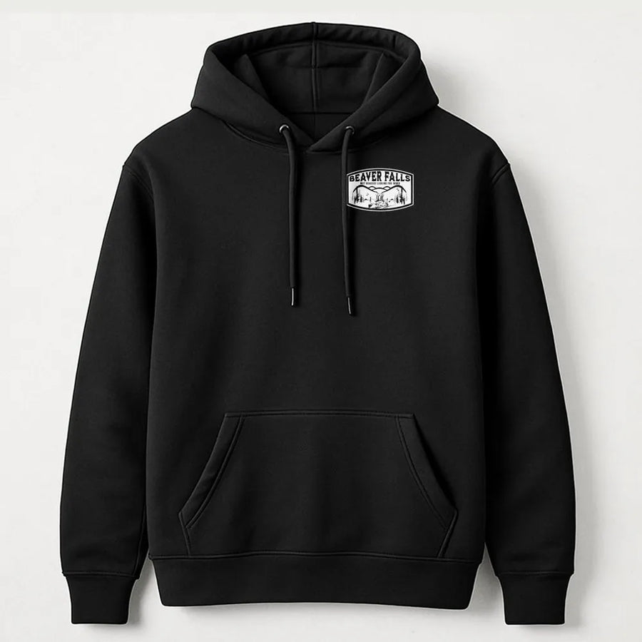 Beaver Falls Hoodie | Funny Wet Beavers Looking For Wood Slogan | Premium Cotton Tee | Humorous Unisex Adult Gift