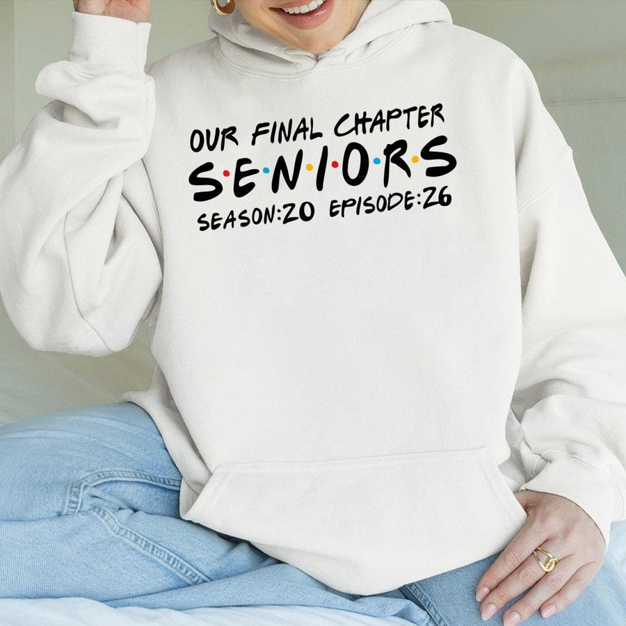 Senior Class Of 2026 Hoodie | Our Final Chapter Graphic Sweatshirt | Premium Cotton Blend | Gift For High School Seniors