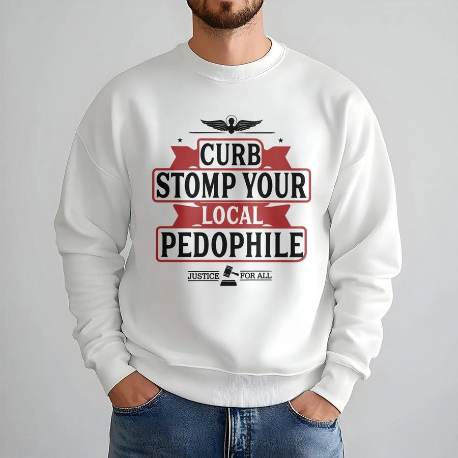 Graphic Statement Sweatshirt | Justice for All Text Design | Premium Cotton Blend | Unisex Advocacy Apparel for Activists