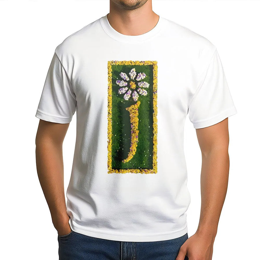 Mental Health Awareness T-Shirt | Textured Daisy Semicolon Graphic | Premium Unisex Cotton Tee | Inspirational Hope Gift