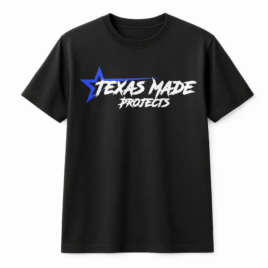 Texas Made T-Shirt | Blue Star Graphic Pullover | Premium Cotton Blend | Unisex Texas Pride Gift for Men and Women