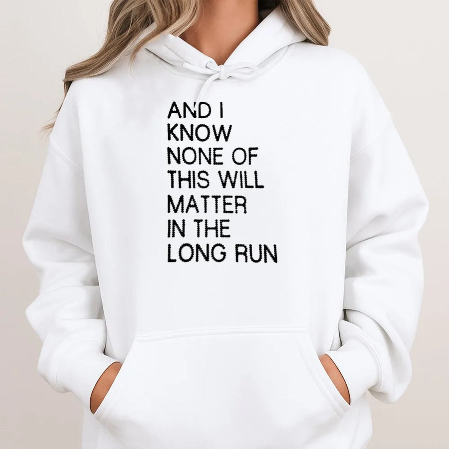 Existential Quote Hoodie | Y2K Aesthetic Minimalist Text Design | Premium Cotton-Blend Sweatshirt | Sarcastic Philosophy Gift for Adults