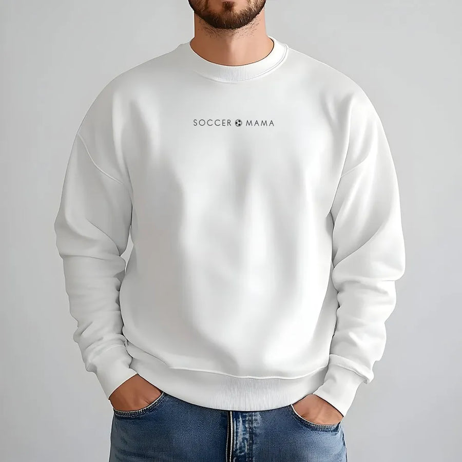 Soccer Mom Sweatshirt | Minimalist Game Day Sweatshirt | Soft Cotton-Poly Blend | Premium Gift For Sports Mom