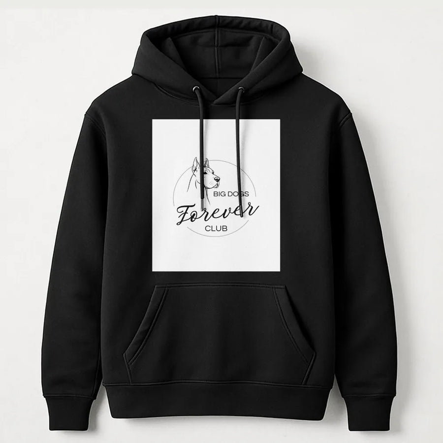 Dog Lover Hoodie | Minimalist Great Dane Line Art Design | Premium Cotton-Blend Sweatshirt | Gift for Dog Owners & Kennel Club Members