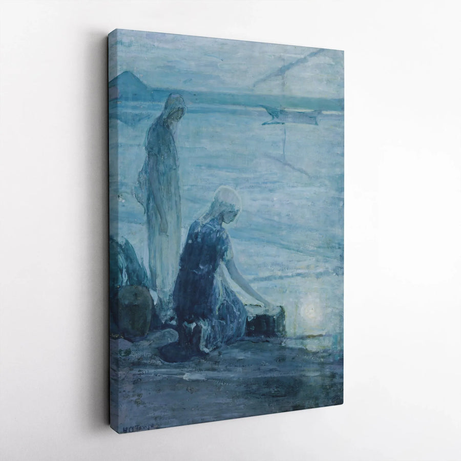 Henry O. Tanner Canvas Wall Art | The Two Disciples at the Tomb Fine Art Print | Premium Fade-Resistant Canvas | Christian Collector's Home Decor