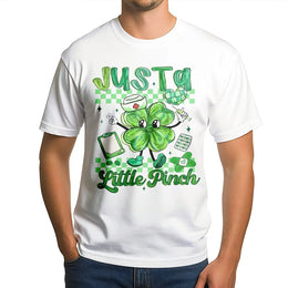 St Patricks Day Nurse T-Shirt | Funny Shamrock Medical Design | 100% Cotton Premium Tee | Gift For Nursing Students And RNs