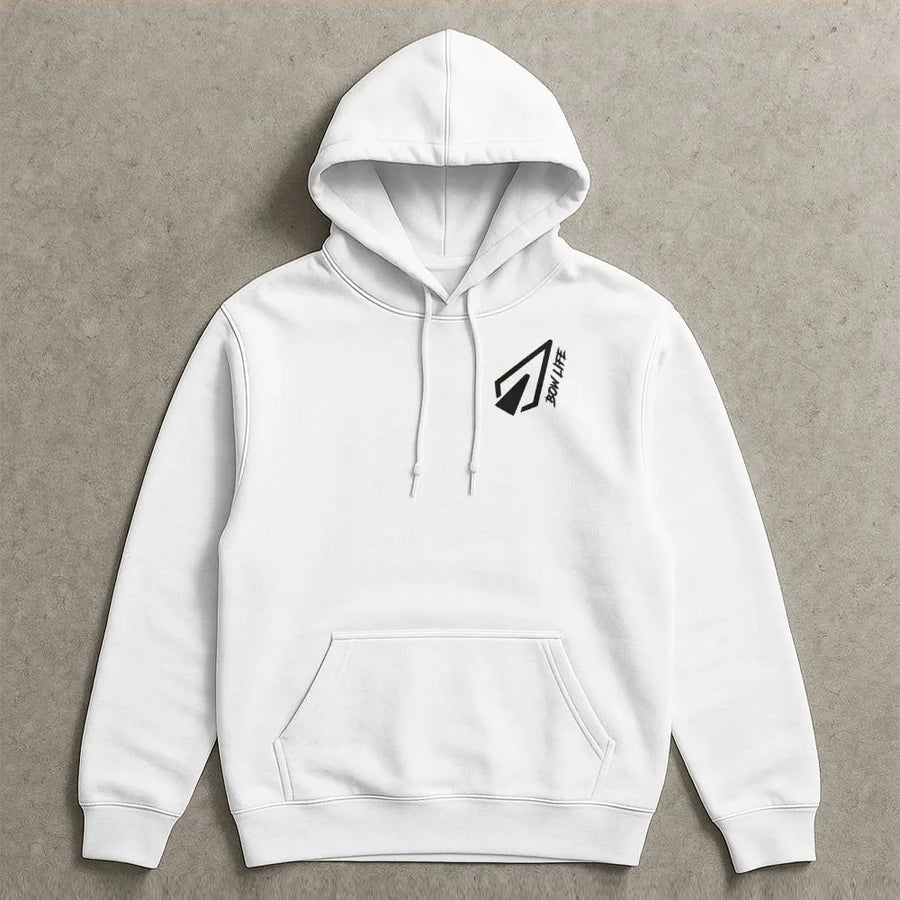 Bow Hunting Hoodie | Bow Life Arrowhead Graphic | Premium Cotton Blend | Gift for Hunter Men and Women