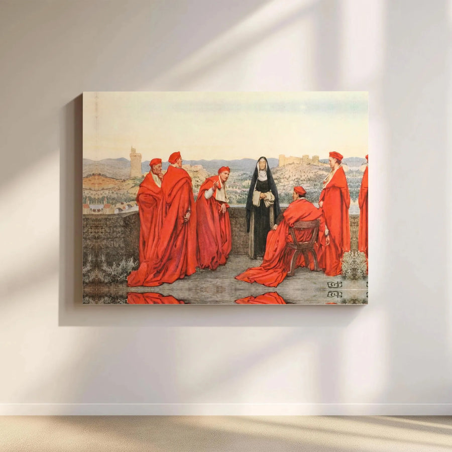 The Forerunner Canvas Print | Eleanor Fortescue-Brickdale Fine Art | 1.25 Inch Gallery Wrap | Religious History Decor for Art Collectors