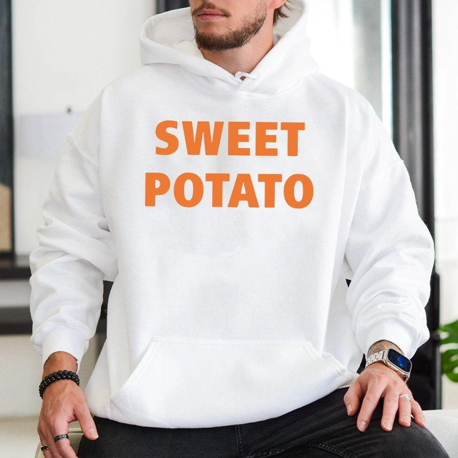 Sweet Potato Hoodie | Funny Couples Matching Thanksgiving Sweatshirt | Premium Cotton Blend | Gift For Him And Her