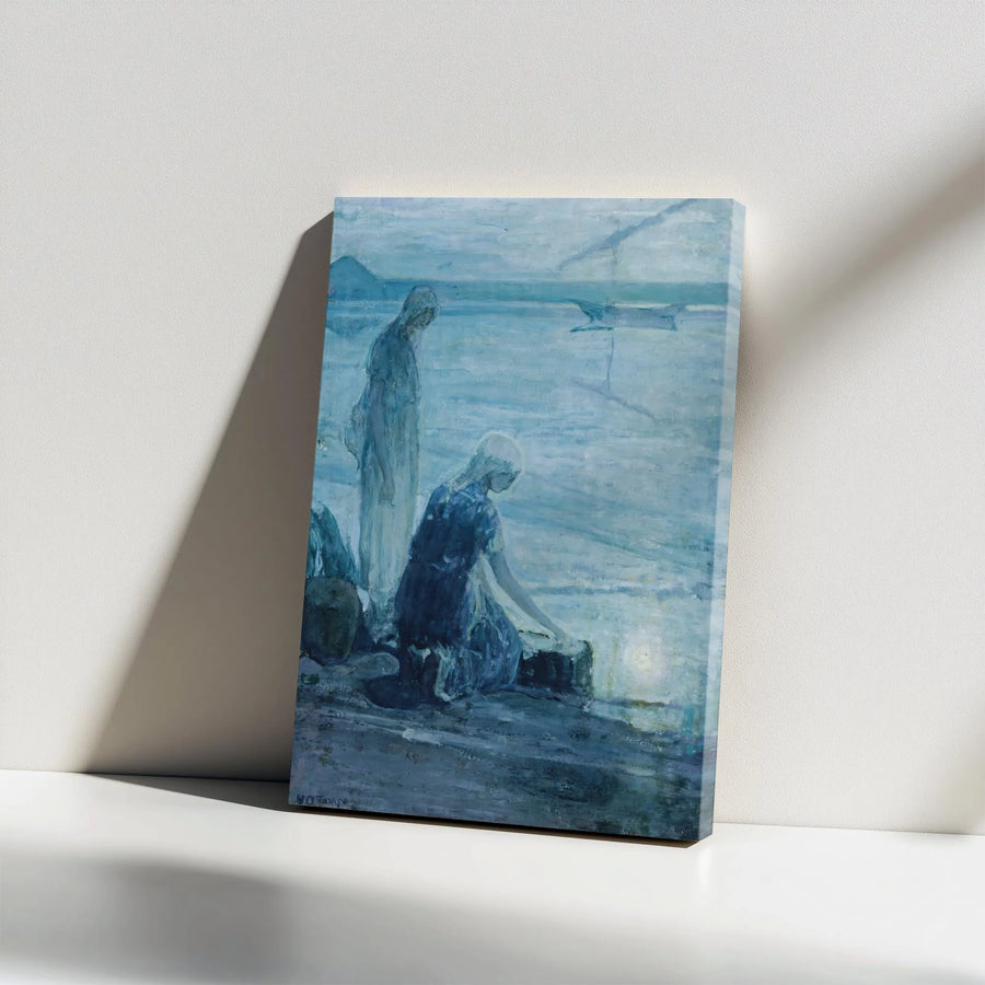 Henry O. Tanner Canvas Wall Art | The Two Disciples at the Tomb Fine Art Print | Premium Fade-Resistant Canvas | Christian Collector's Home Decor