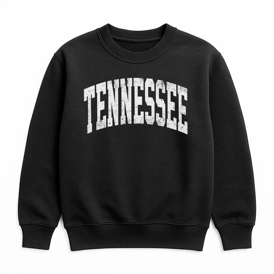 Tennessee Sweatshirt | Vintage Style Distressed Graphic | Soft Cotton Blend | Unisex Volunteer State Souvenir Gift
