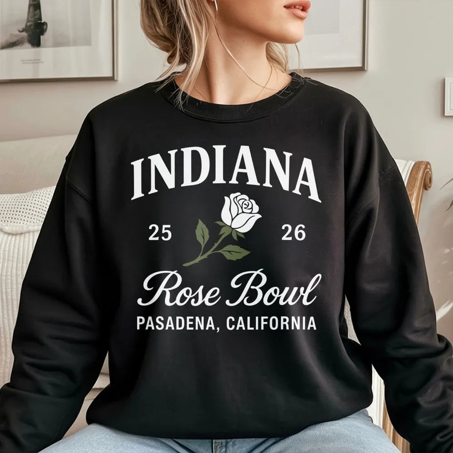 Rose Bowl Indiana 2025 2026, Vintage Rose Football Sweatshirt