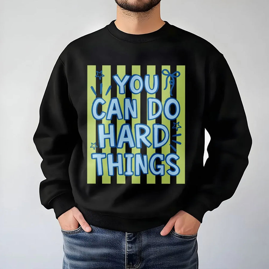 Testing Day Shirt | You Can Do Hard Things Motivational Quote | Soft Cotton Tee | Teacher Team Gift for State Testing