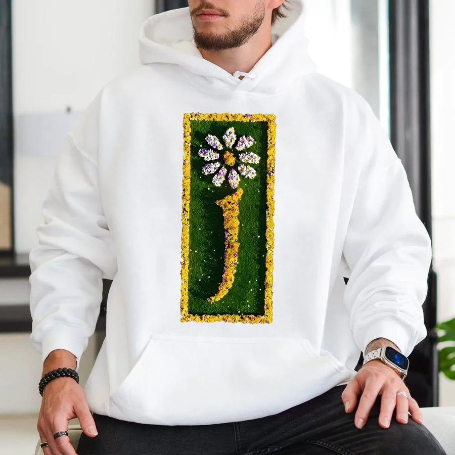 Mental Health Awareness Hoodie | Textured Daisy Semicolon Graphic | Premium Unisex Cotton Tee | Inspirational Hope Gift