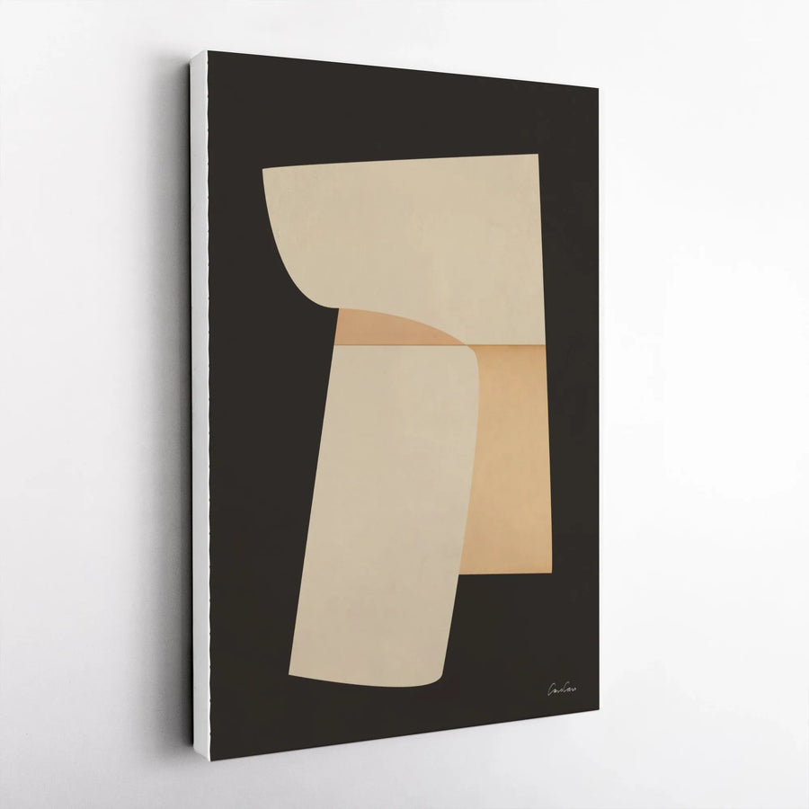 Abstract Canvas Wall Art | Modern Geometric Shapes Print | Thick 1.25" Gallery Wrap Canvas | Premium Home & Office Decor Gift